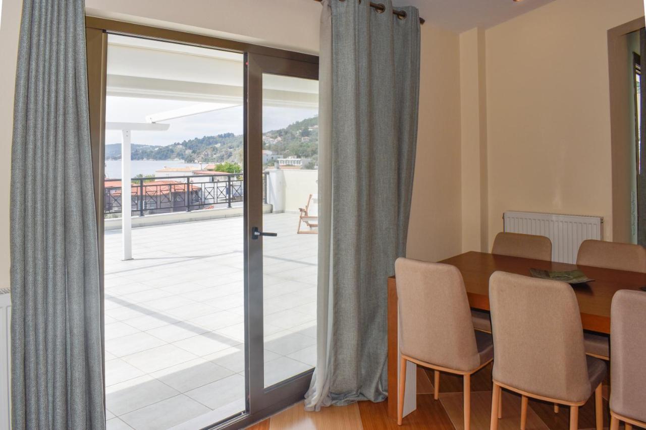 Zoe'S Flat Megali Ammos Apartment Skiathos Town Bagian luar foto